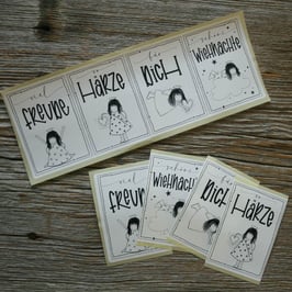 Aufkleberset "Weihnachten"