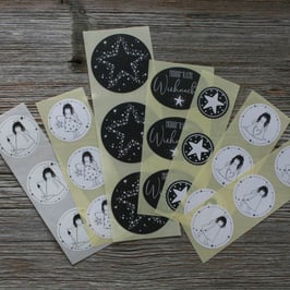 Aufkleber ab Rolle "Weihnachtsset"