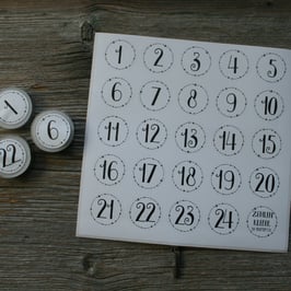 Adventszahlen "klein "