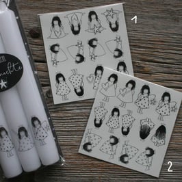 Kerzenstickerset "Engel"