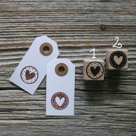 Stempel "mini Herzrondellen"