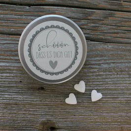 Pfefferminzdösli "schön, dass es dich gitt"