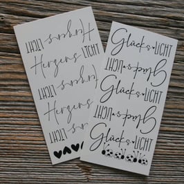 Kerzensticker "Licht"