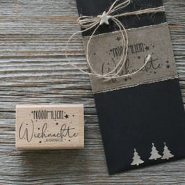 Stempel "fröhlichi Wiehnachte"