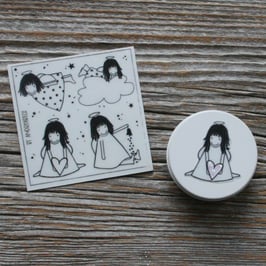 Aufkleber mini "Engelchen"