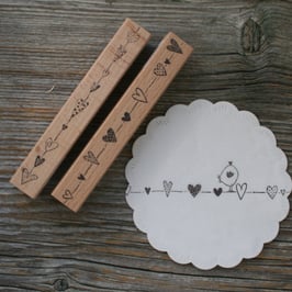 Stempel "Herzgirlande"