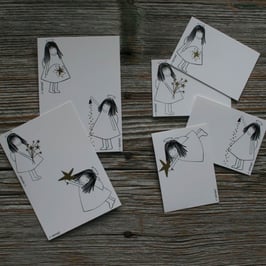 KUNT&BUNT "Weihnachtskartenset A7"