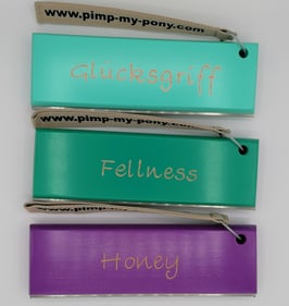 "Delux" diverse Farben und Texte