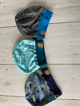 Beanie aus Jersey mit Bündchen