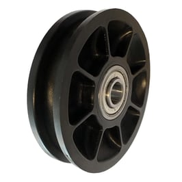 Carrucola Ø 75 / Ø 8 mm  con doppio cuscinetto a sfere