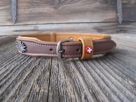 Halsband 'Matterhorn' whisky auf natur