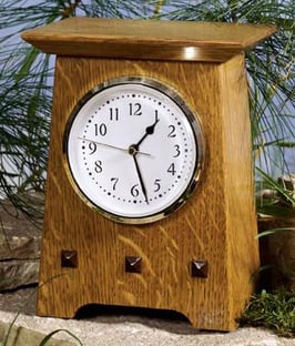 Mail-Direct Arts and Crafts Clock WOOD Plan (MD-00158)