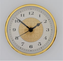 2 3/4" (72mm) Fancy Arabic with Choice of Black or Gold Rim 200900