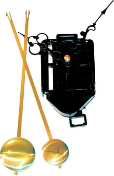 Quartz Pendulum Movement   Made in USA   3 Shaft Lengths    Free Hands