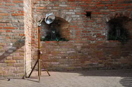 Große Arztlampe im Bauhaus Stil