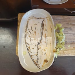 ProduktnameSchale, Flügel Nr. 127, Ablage, Kerzenhalter, Leuchter, Dekoration, Unikat, Handarbeit, ca. L= 16 cm