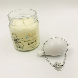 Bougie Bijou Bracelet ou Collier modèle BOUSSOLE