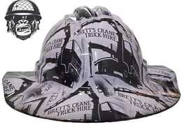 FULL HYDROGRAPHIC REPETITIVE DESIGN BROADBRIM