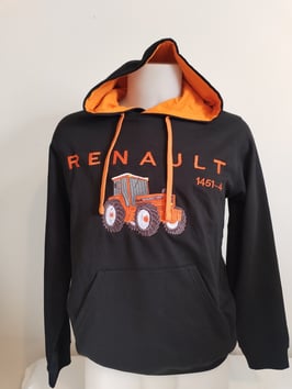 Sweat capuche bi couleur brodé 1451