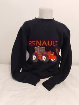 Sweat col rond brodé 1451