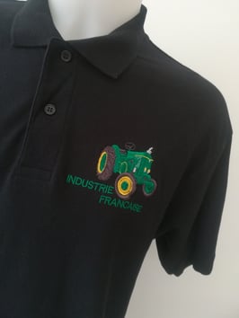 Polo brodé industrie française 201