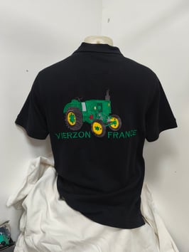 Polo brodé industrie française 302
