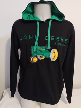 sweat capuche bi couleur crow