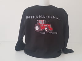 Sweat noir brodé 1455