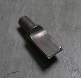 Lame biseautée et incurvée 3/8"