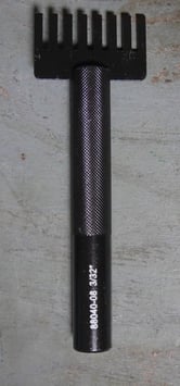 Emporte-pièce plat pour tressage 8 dents