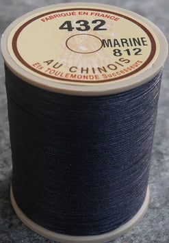 Fil au chinois 432 marine