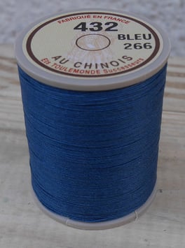 Fil au chinois 432 bleu