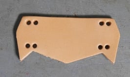 Lamelle cuir conception Esprit Cuir modèle n°1 "Nain"