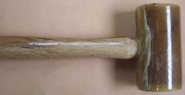 Maillet en peau crue