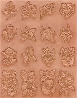 Calque pour le transfert de motifs - plantes