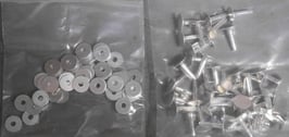 Rivets à mater en aluminium 13 mm