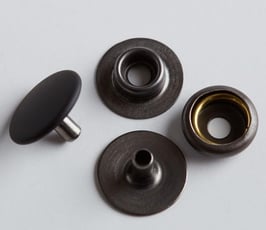 Pression couleur noir MAT par 100