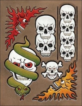 Calque pour le transfert de motifs - Cranes