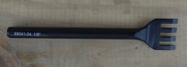 Emporte-pièce plat pour tressage  4 dents
