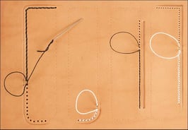 Calque guide de couture