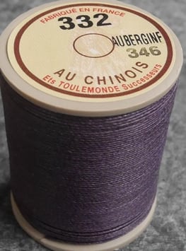 Fil au chinois 332 aubergine