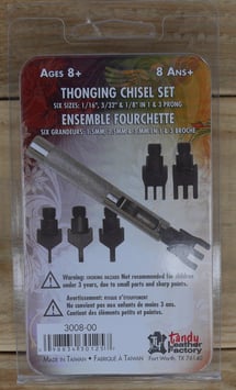 Emporte-pièce plat pour tressage lot de 3 tailles