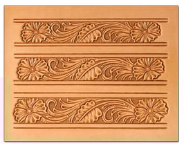 Calque pour le transfert de motifs - motifs floraux pour ceinture 3