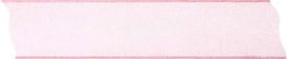 Chiffonband rosa mit Drahtkante, 25mm, 5 Meter