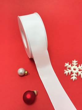 Uniband weiß Draht 40mm - 5 Meter