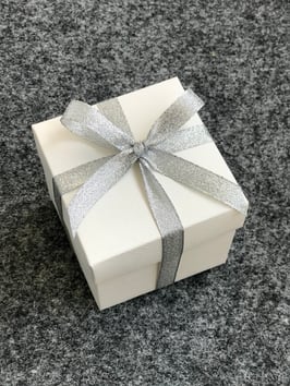 Lurex Band silber-metallic 12mm - 5 Meter