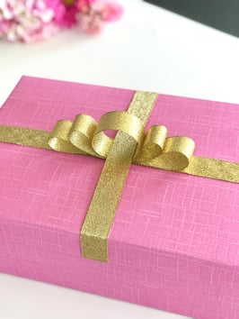 Lurex Band gold-metallic 23mm - 5 Meter