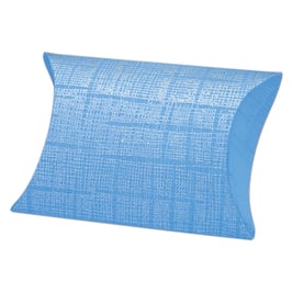 Pillow Box blau klein 10 Stück - 7x7x2,5 cm