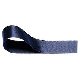 Satinband navy blue, 6 mm - 5 Meter