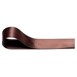 Satinband schokobraun 15 mm - 5 Meter